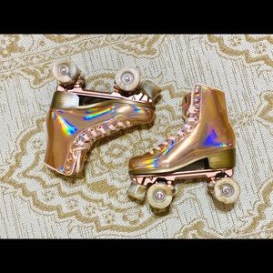 Rose Gold Impala Roller Skates (Size: 8)